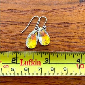Simple Swarovski earrings